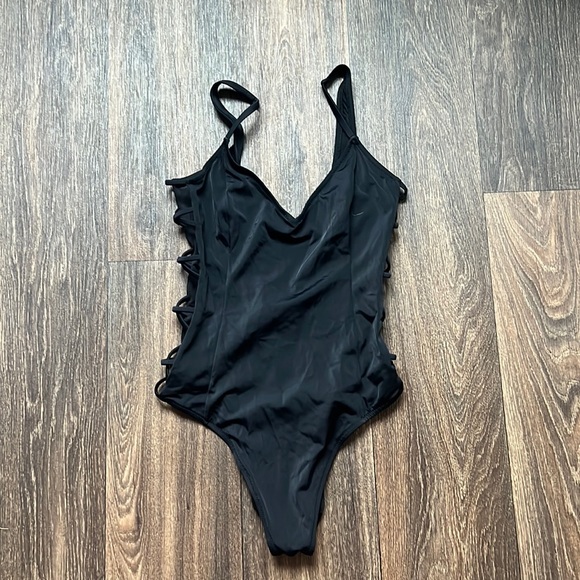 Sand & Blue One Piece - Picture 1 of 5